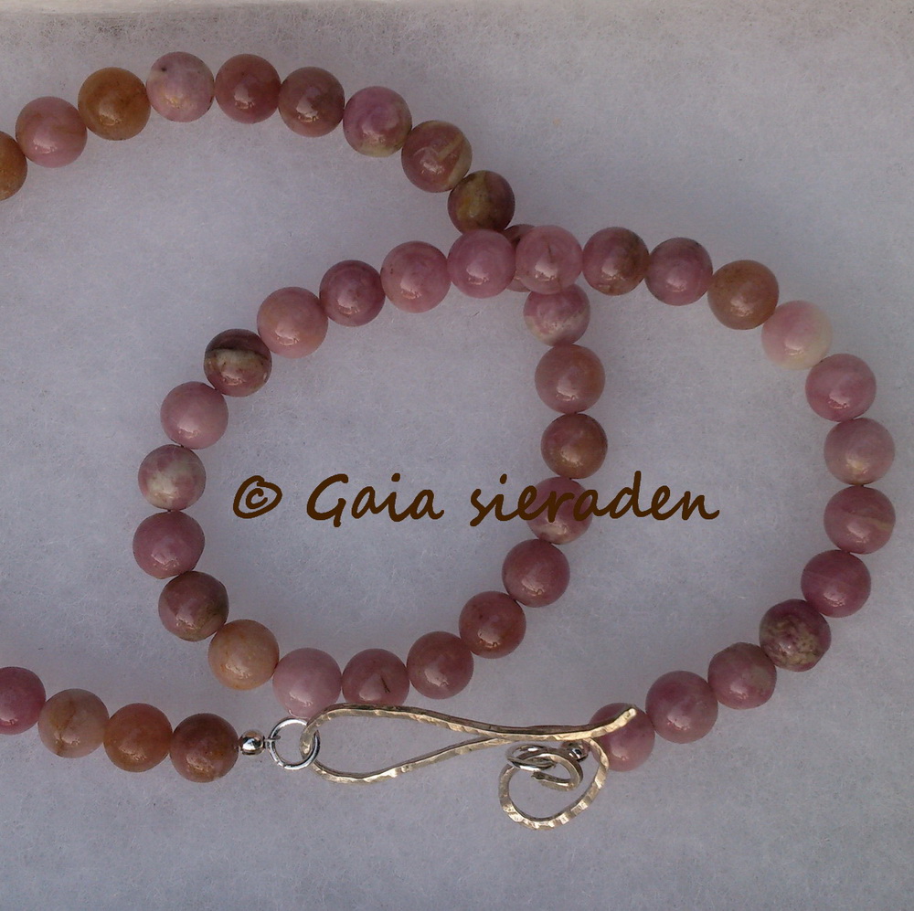 Ketting roze Toermalijn - Afbeelding 2