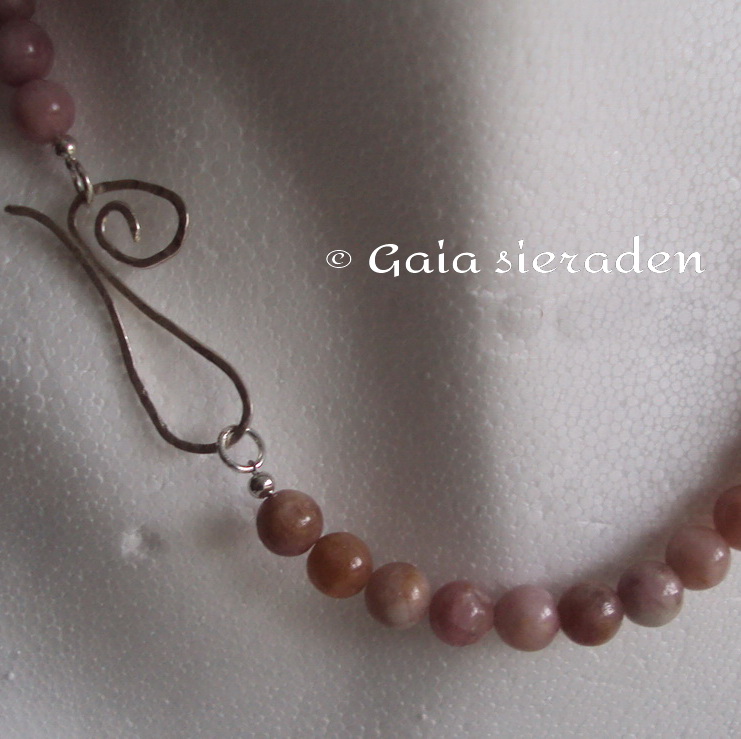 Ketting roze Toermalijn - Afbeelding 4