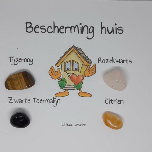 Bescherming huis edelsteen set