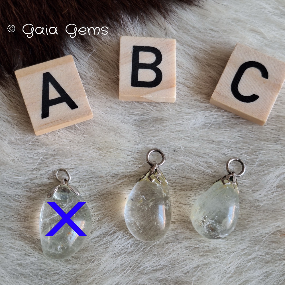 Topaas edelsteen hangertje blauw - Afbeelding 2