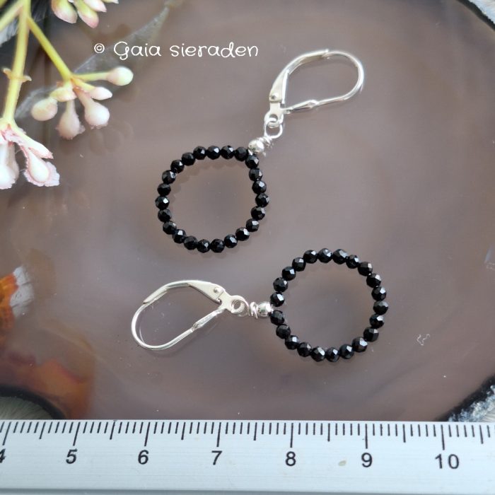 Spinel creolen met brisuur - Afbeelding 3