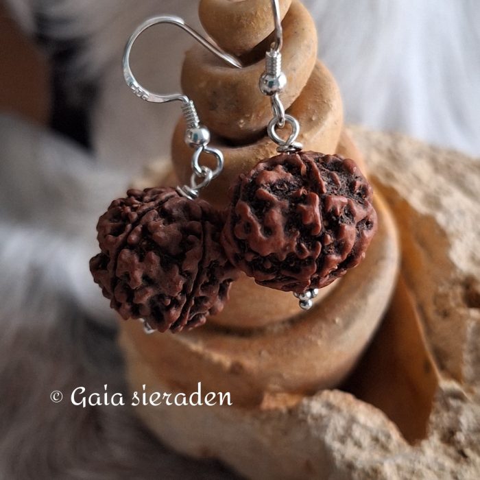 Rudraksha oorbellen - Afbeelding 4