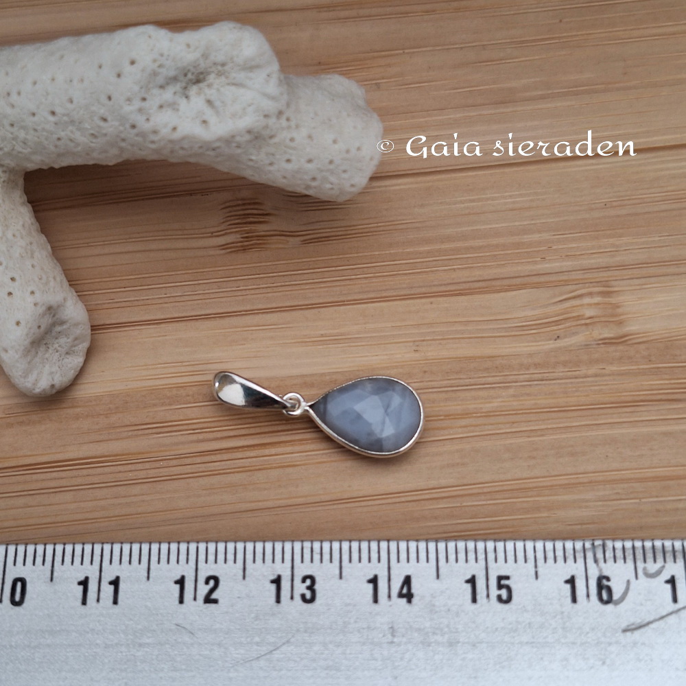 Hanger Chalcedoon druppel - Afbeelding 3