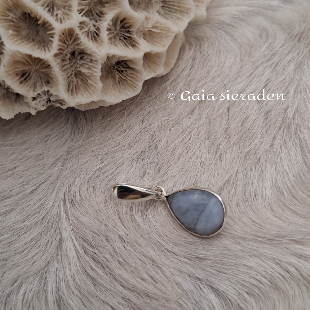 Hanger Chalcedoon druppel - Afbeelding 2