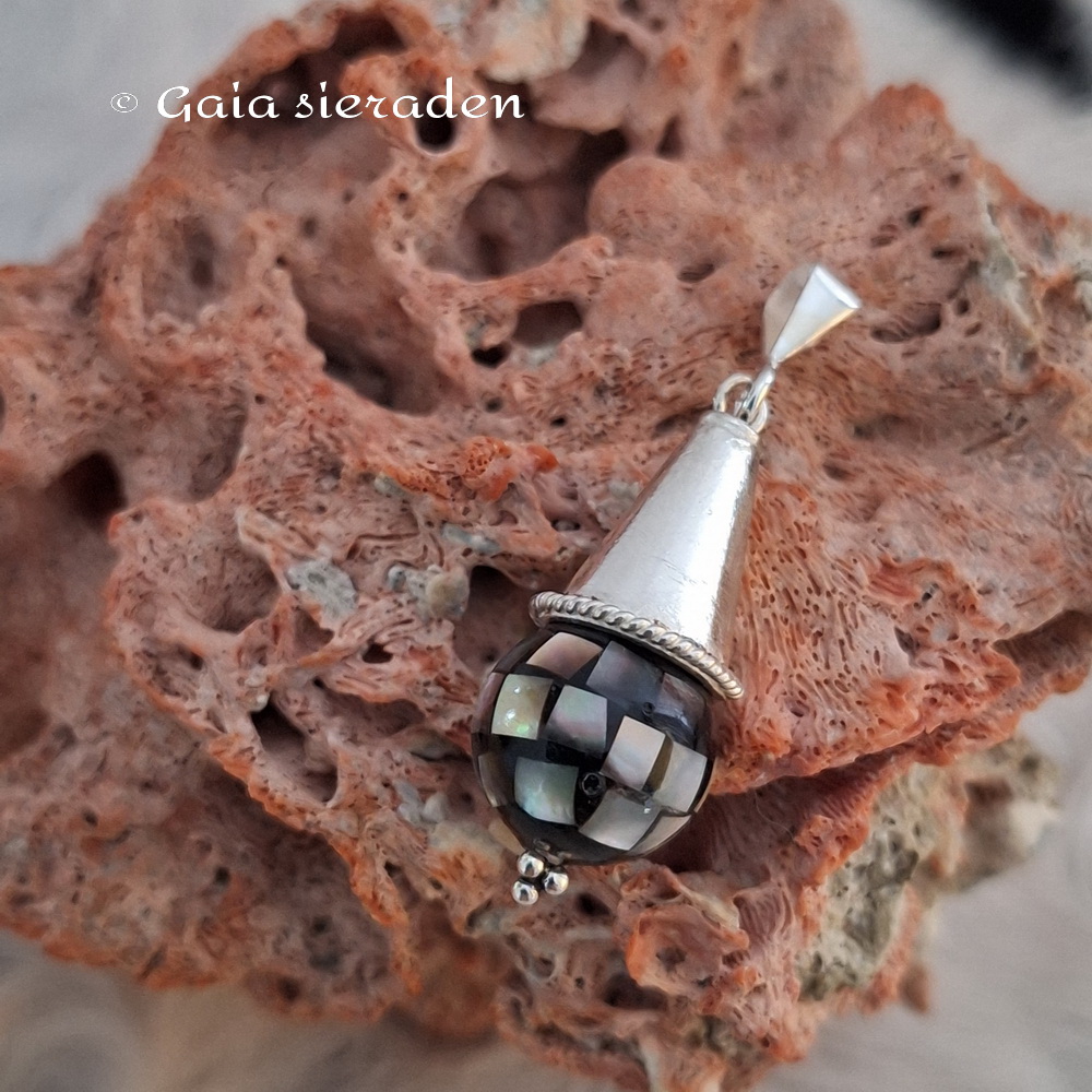 Abalone bol hanger - Afbeelding 4