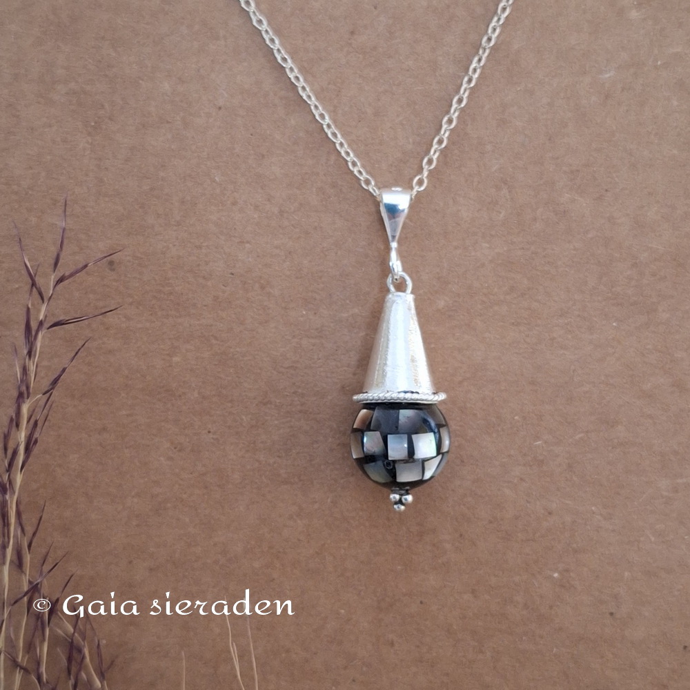 Abalone bol hanger - Afbeelding 2