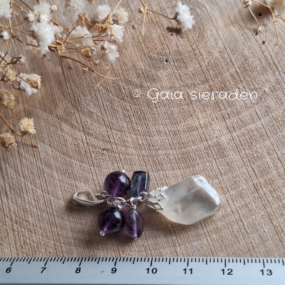 Hoofdpijn en Migraine edelsteen troshanger - Afbeelding 3