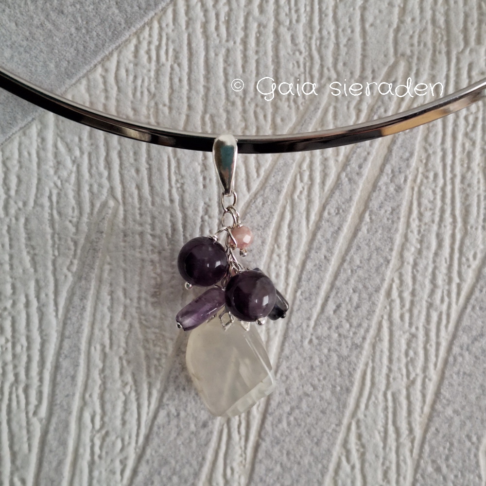 Hoofdpijn en Migraine edelsteen troshanger