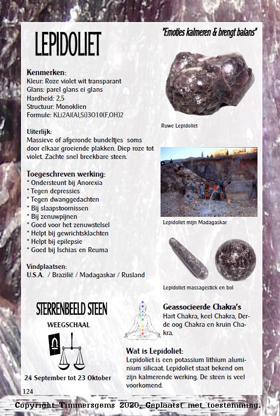 Lepidoliet poster Lepidoliet poster