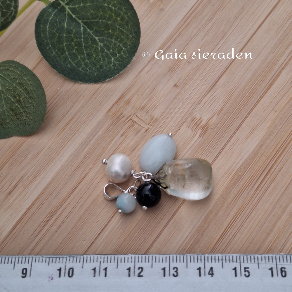 Verlies en rouw zilveren troshanger - Afbeelding 3