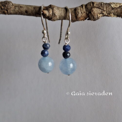 3 2504 oor Aquamarijn saffier 1