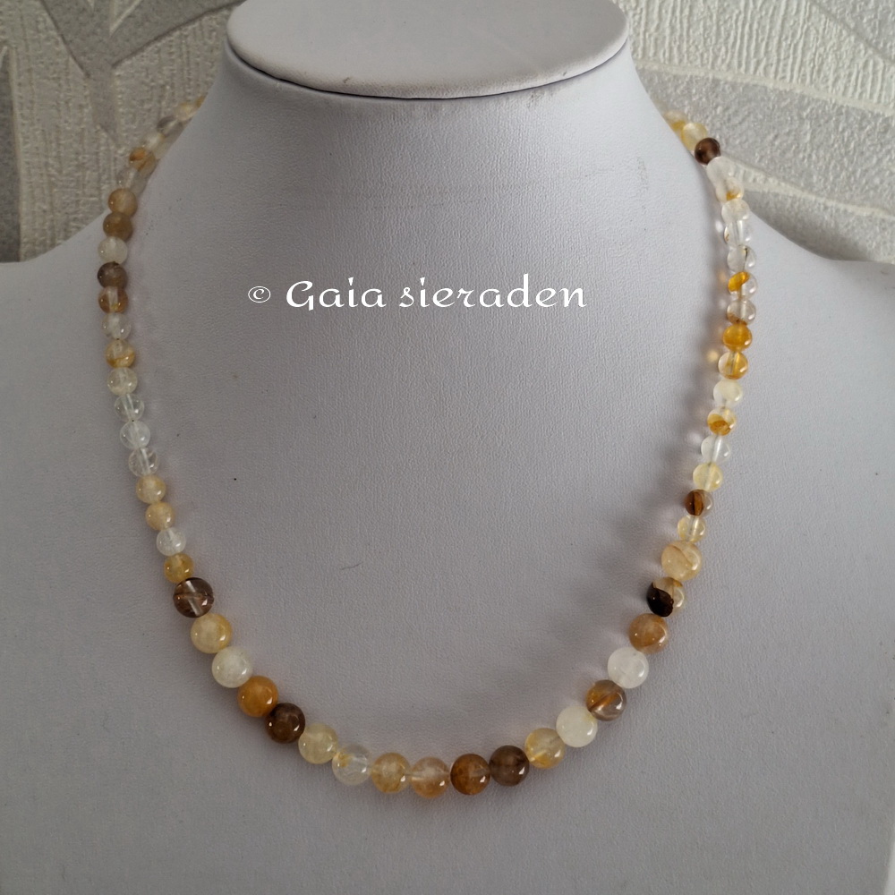 Edelsteen ketting Golden healer