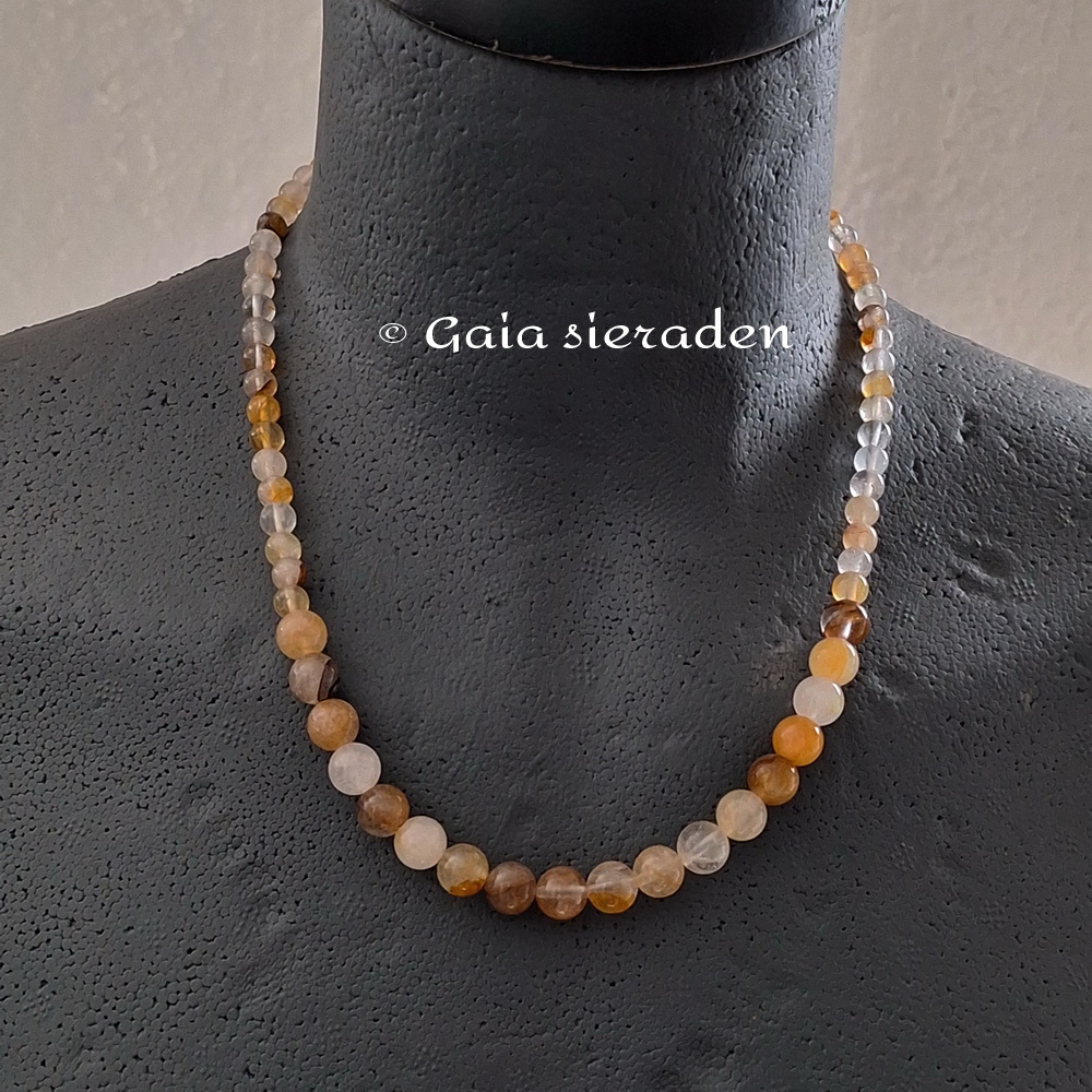 Edelsteen ketting Golden healer