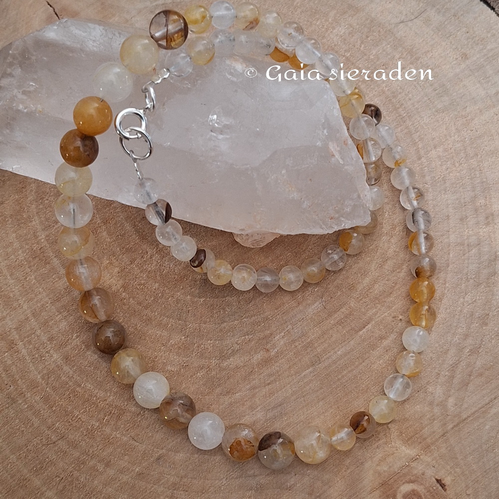 Edelsteen ketting Golden healer