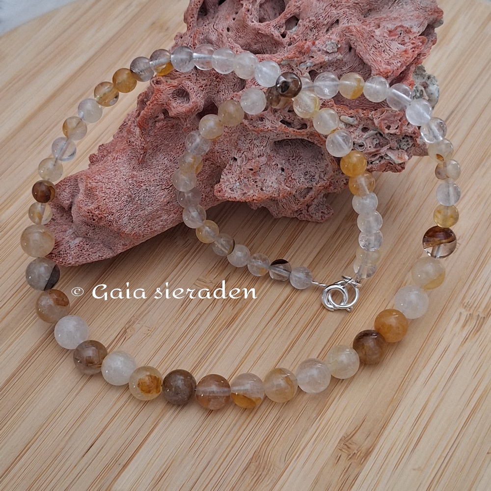 Edelsteen ketting Golden healer