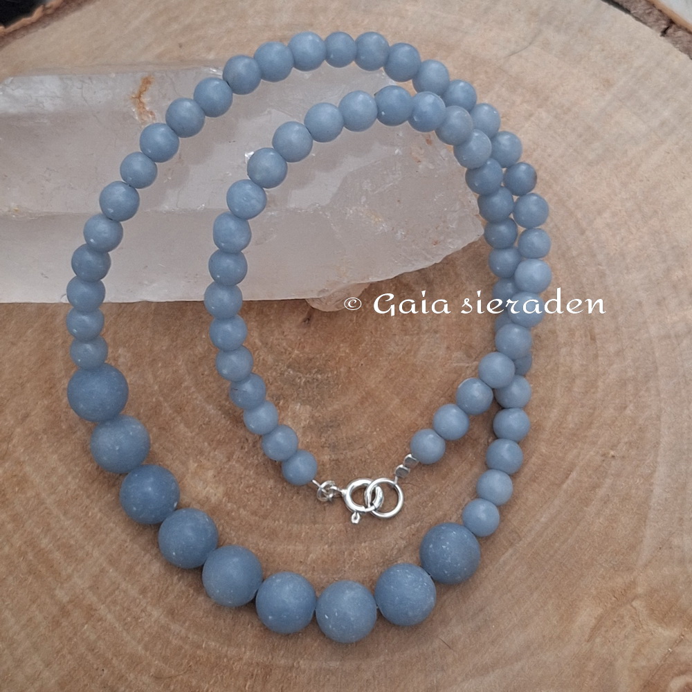 Angeliet edelsteen ketting - Afbeelding 2