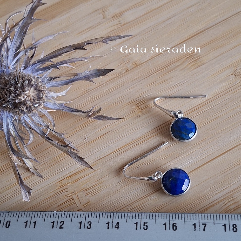 Lapis Lazuli briolette oorbellen