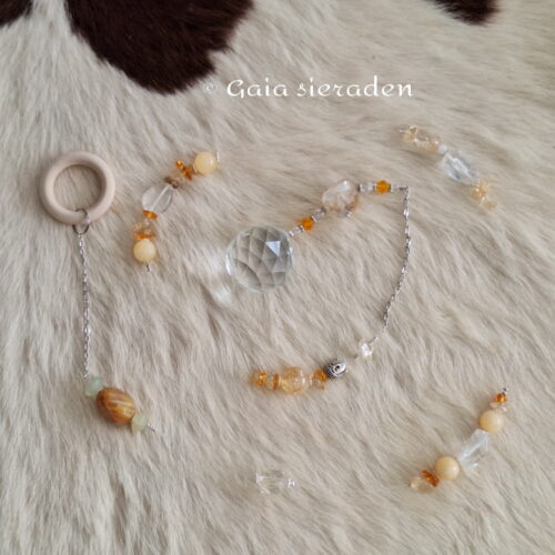 RA28 Raamhanger Citrien kristal bol 3