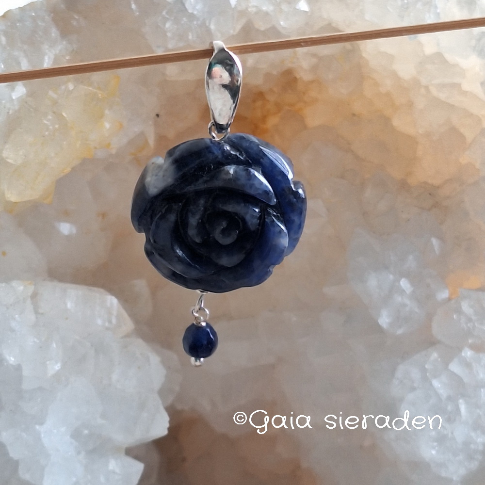 Sodaliet bloem hanger