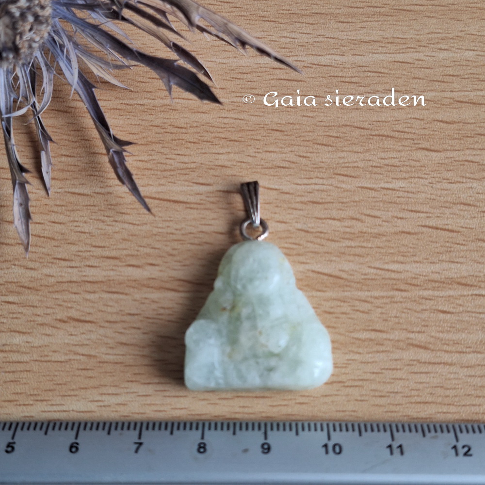 Boeddha hanger Prehniet