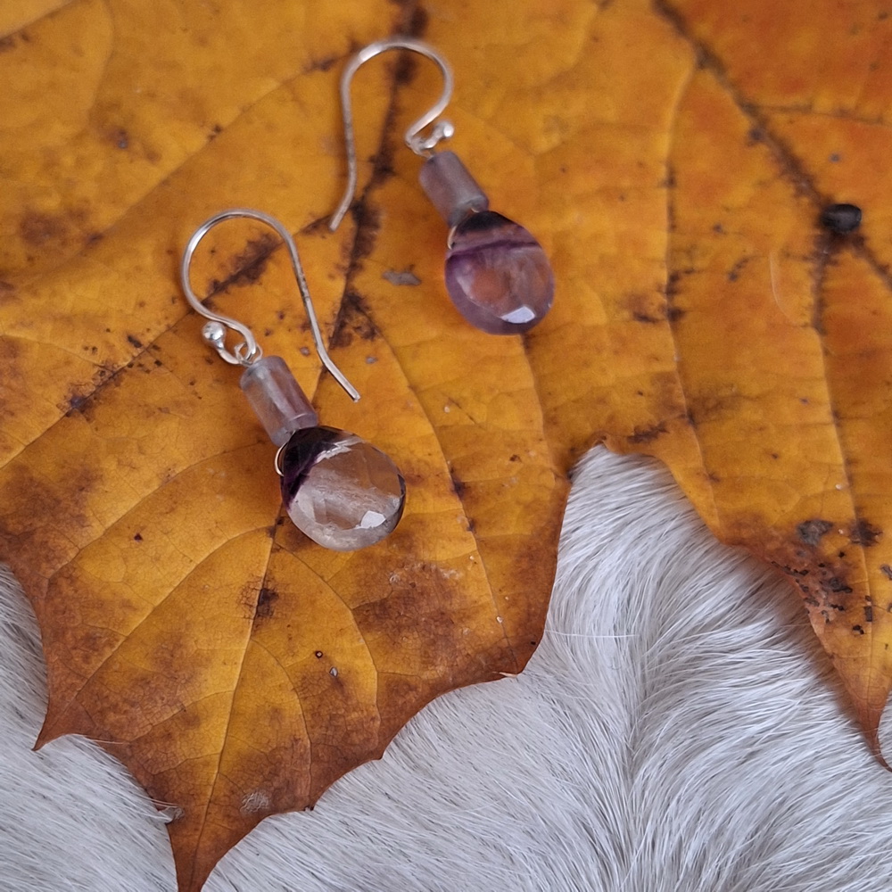 Fluoriet oorbellen druppel