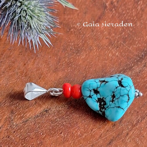 Hanger Turkoois Koraal