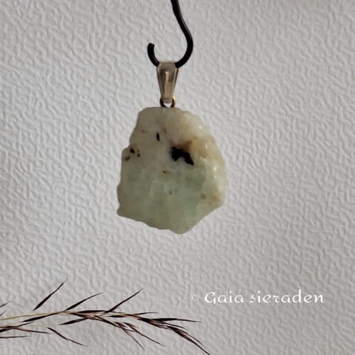 Aquamarijn hanger plak B