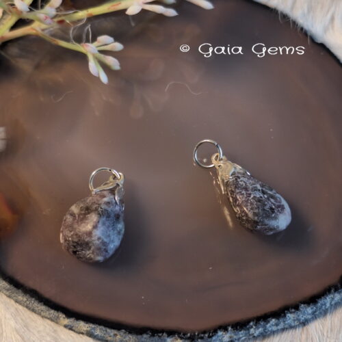 Edelsteen hangertje Lepidoliet