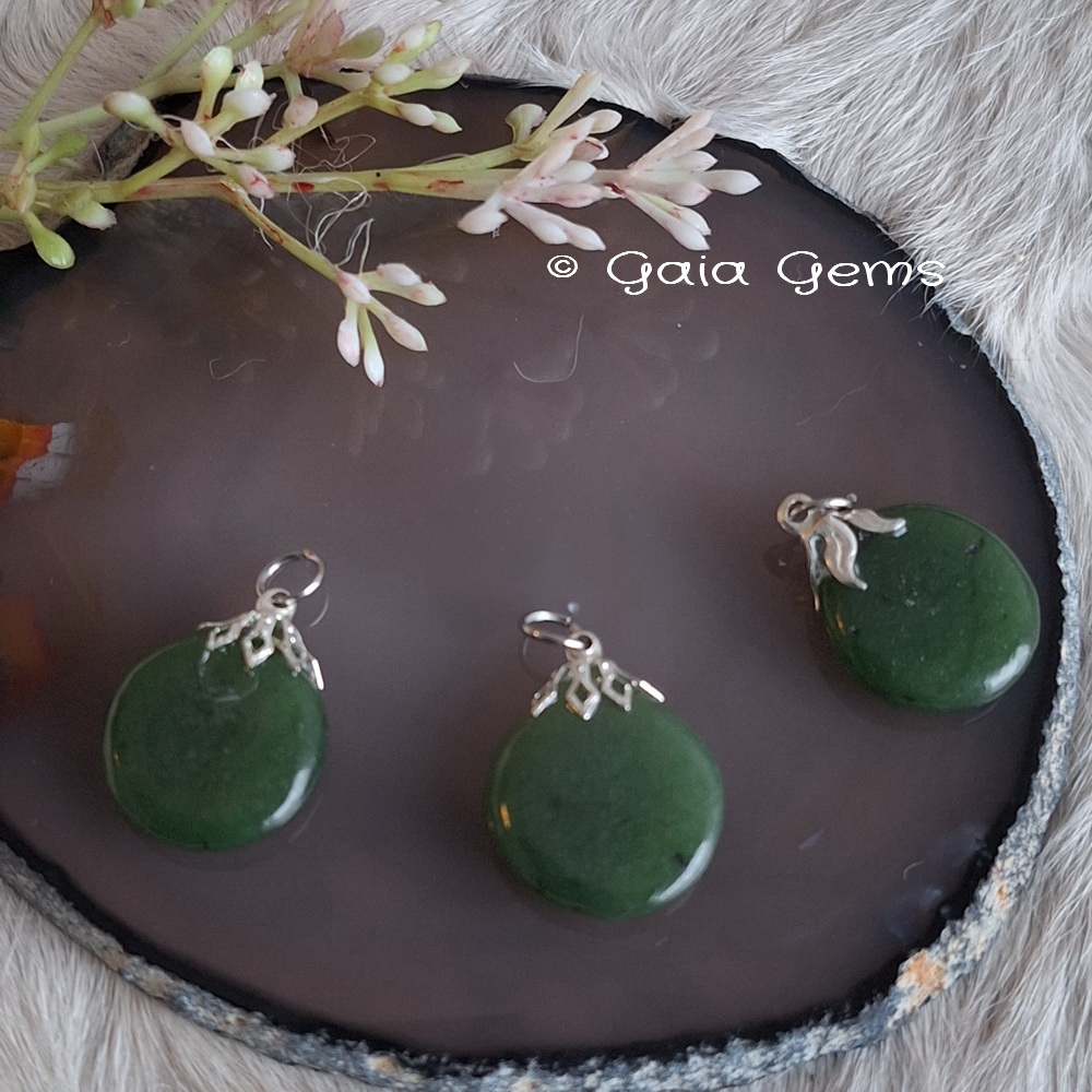 Edelsteen hangertje Jade