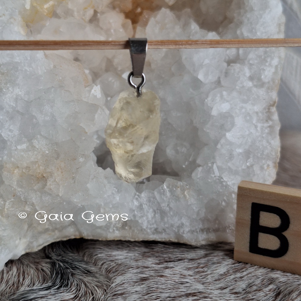 Edelsteen hangertje Citrien