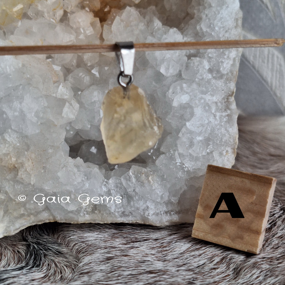 Edelsteen hangertje Citrien