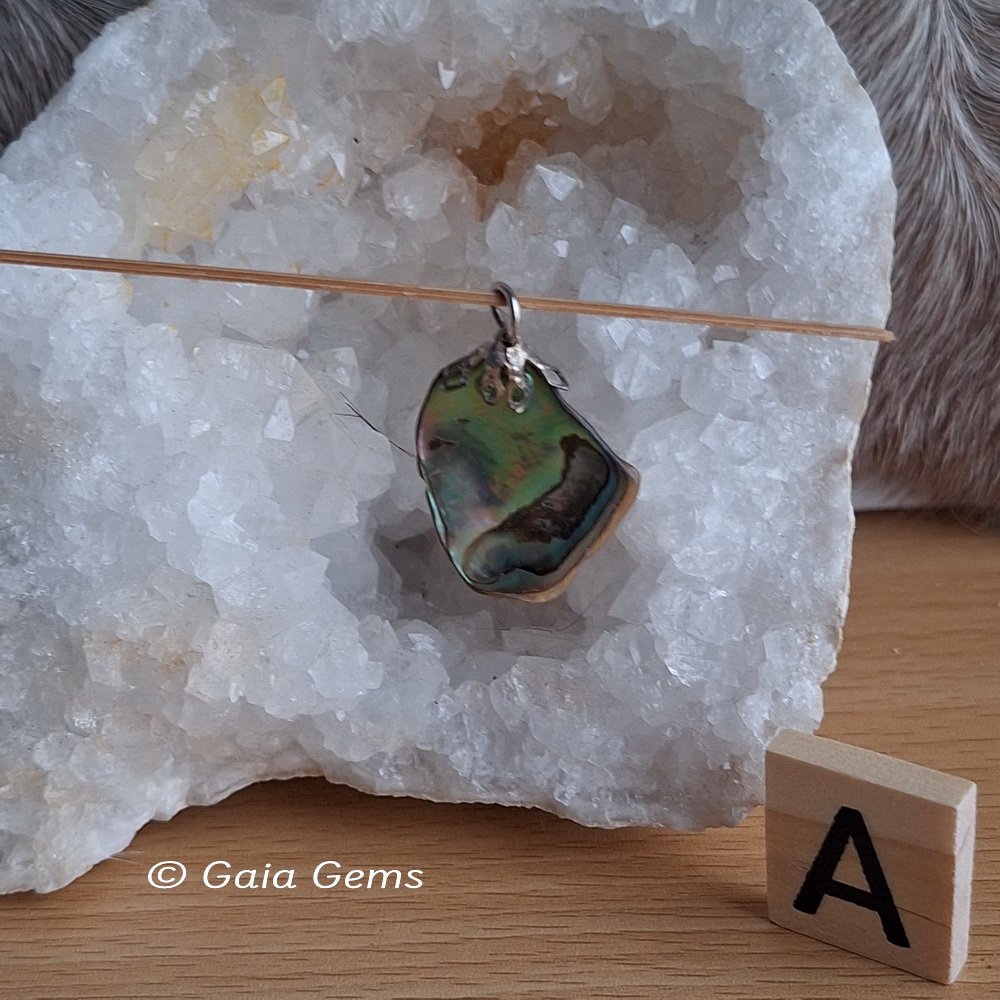 Edelsteen hangertje Abalone