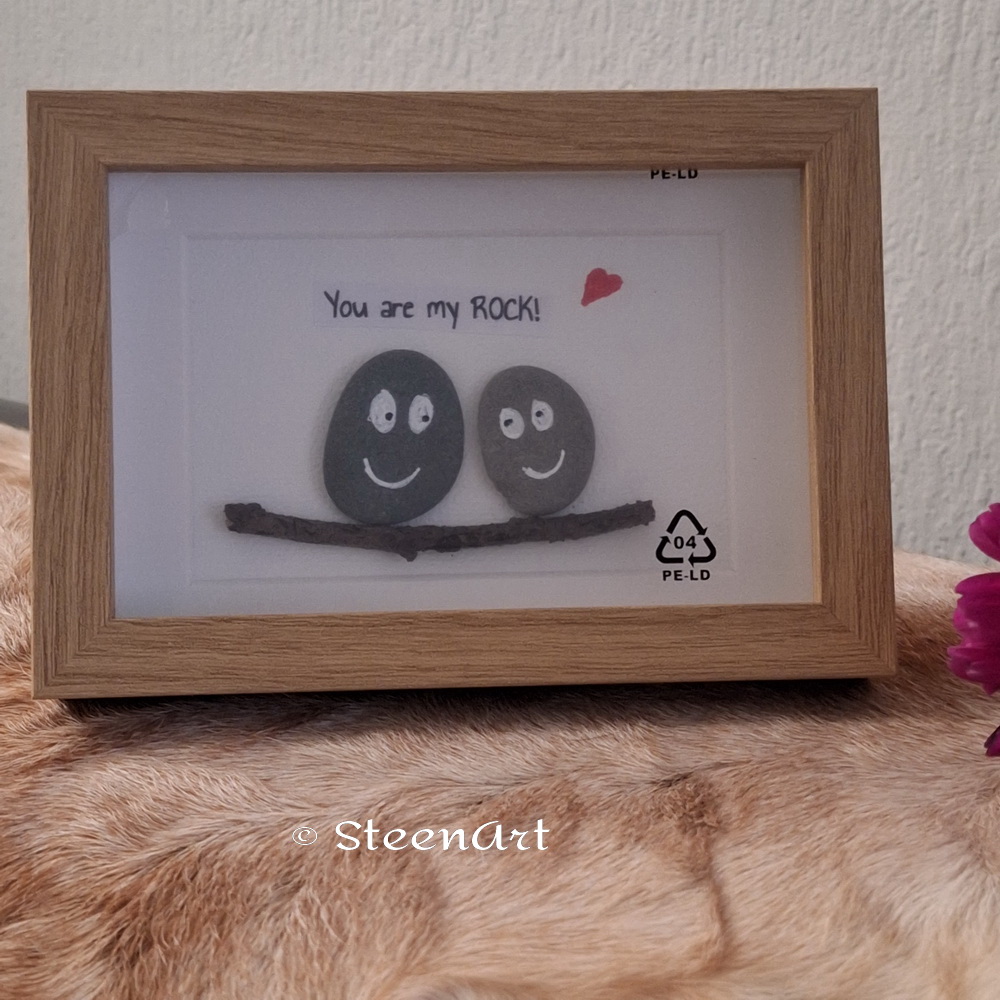You are my rock - SteenArt schilderijtje