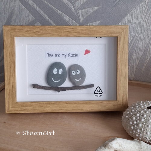 You are my rock - SteenArt schilderijtje