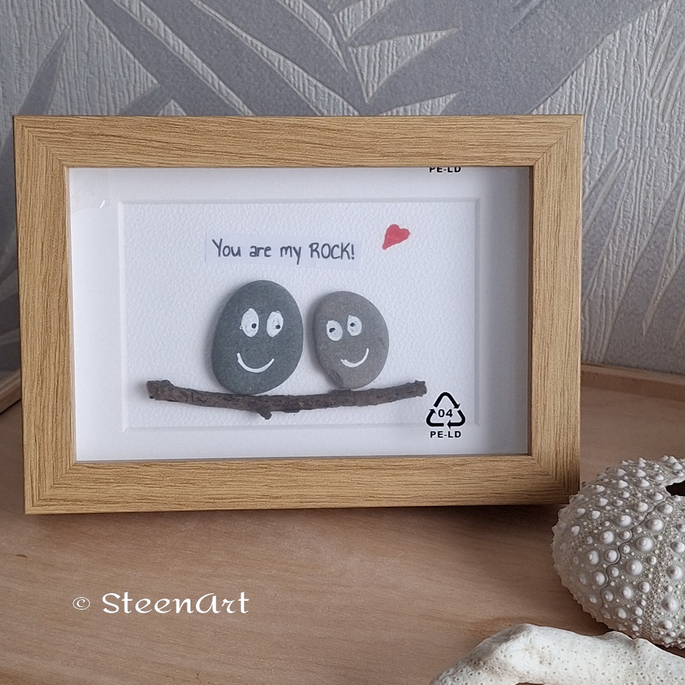 You are my rock - SteenArt schilderijtje