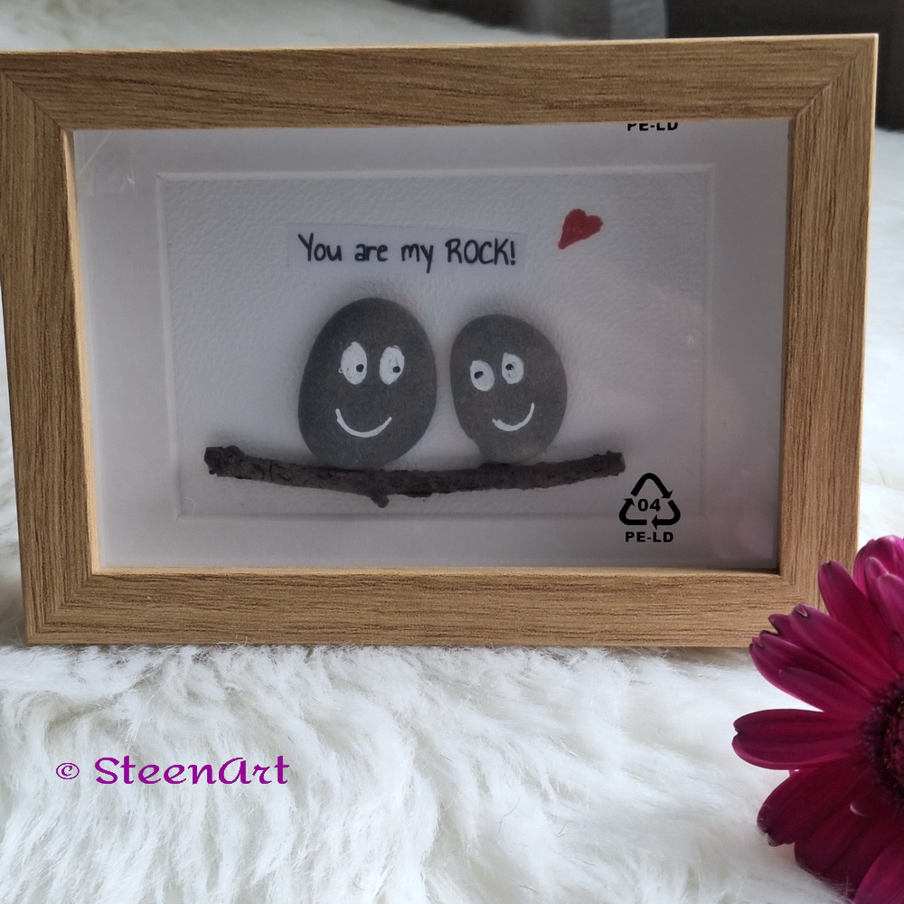 You are my rock - SteenArt schilderijtje