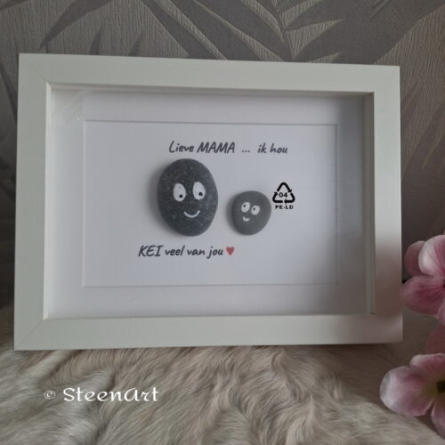 Lieve mama - SteenArt schilderijtje