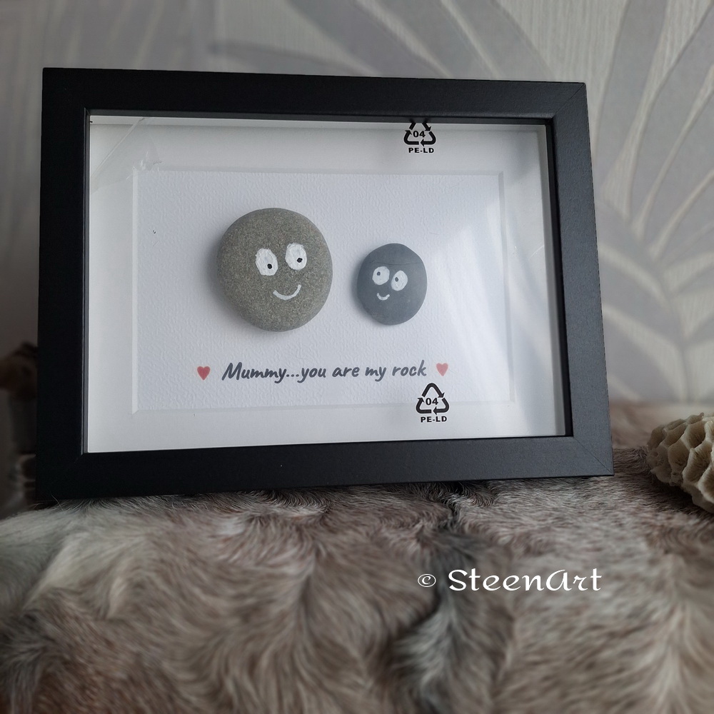 Mummy my rock - SteenArt schilderijtje