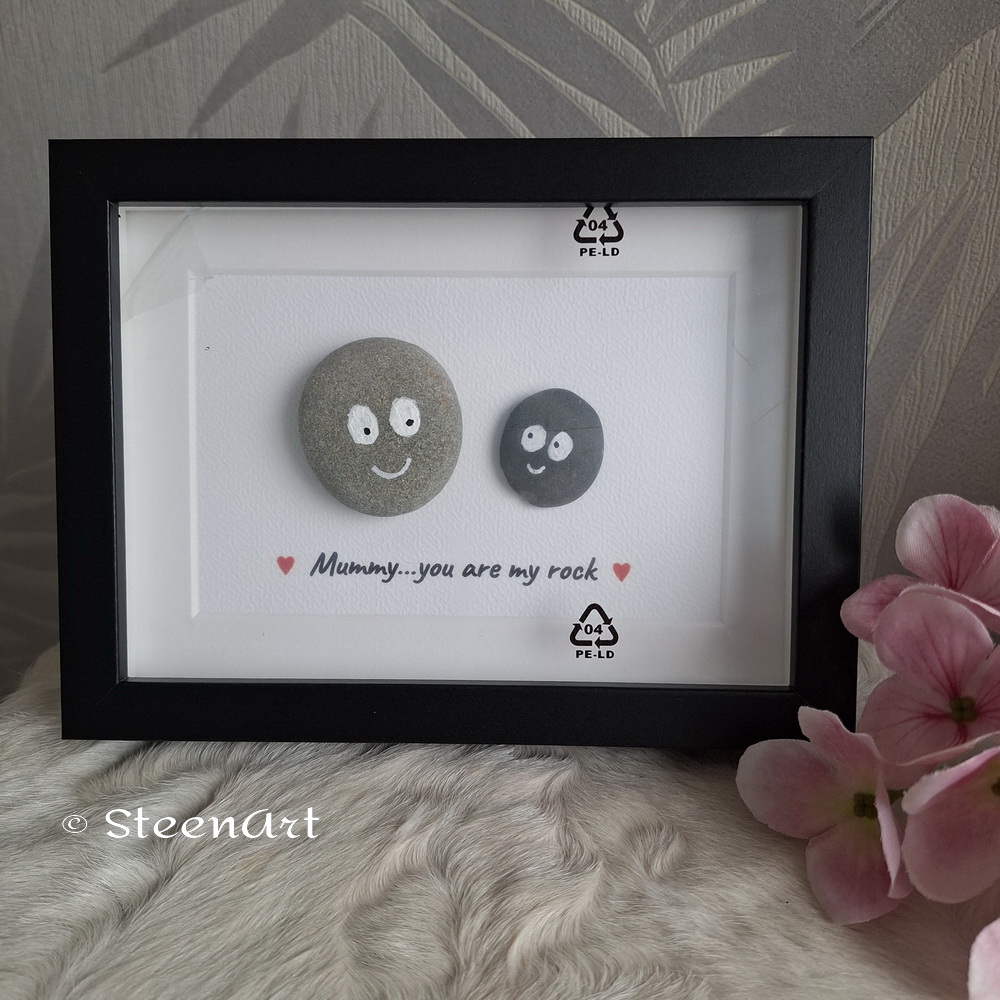 Mummy my rock - SteenArt schilderijtje