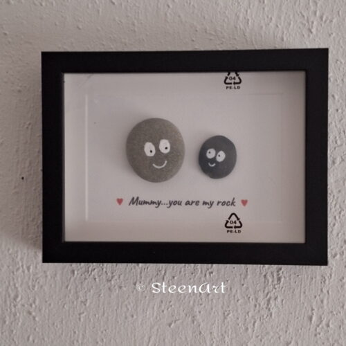 Mummy my rock - SteenArt schilderijtje