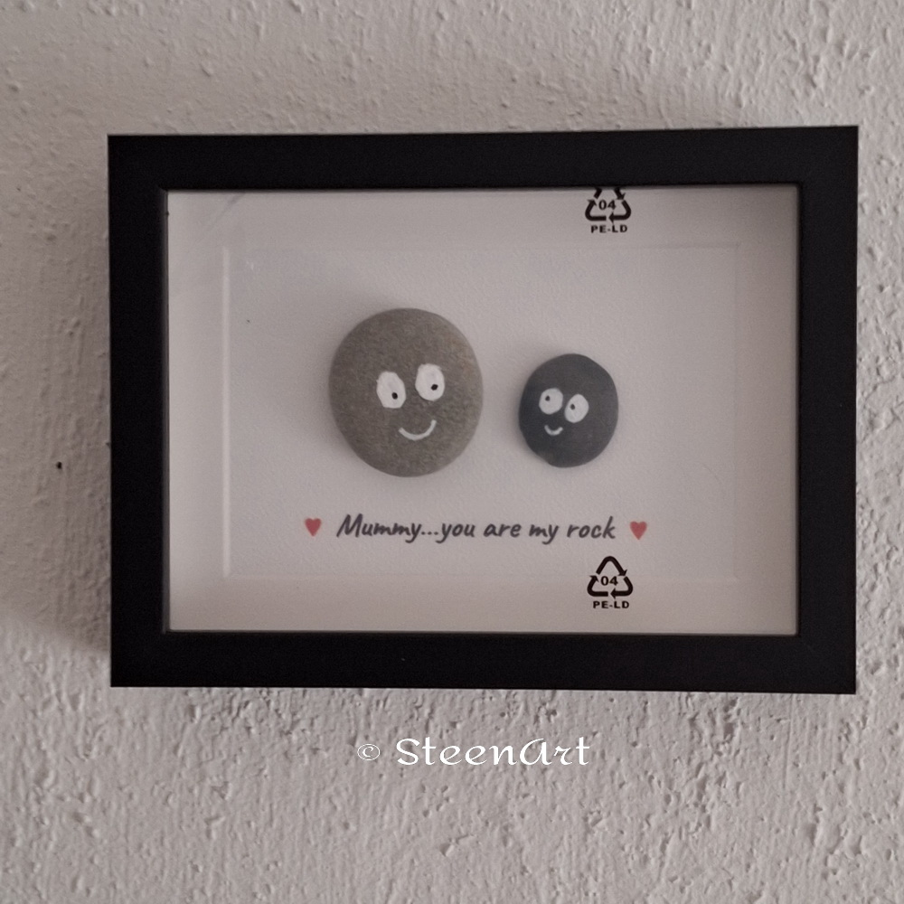 Mummy my rock - SteenArt schilderijtje