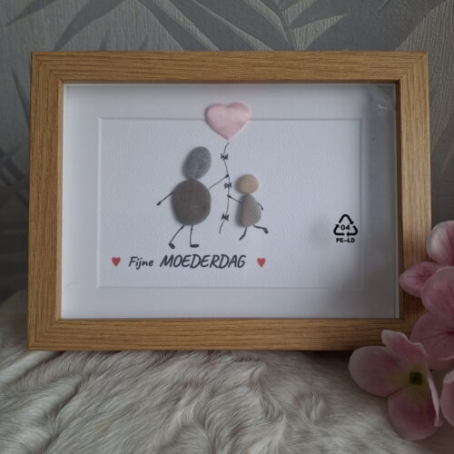Fijne moederdag - SteenArt schilderijtje