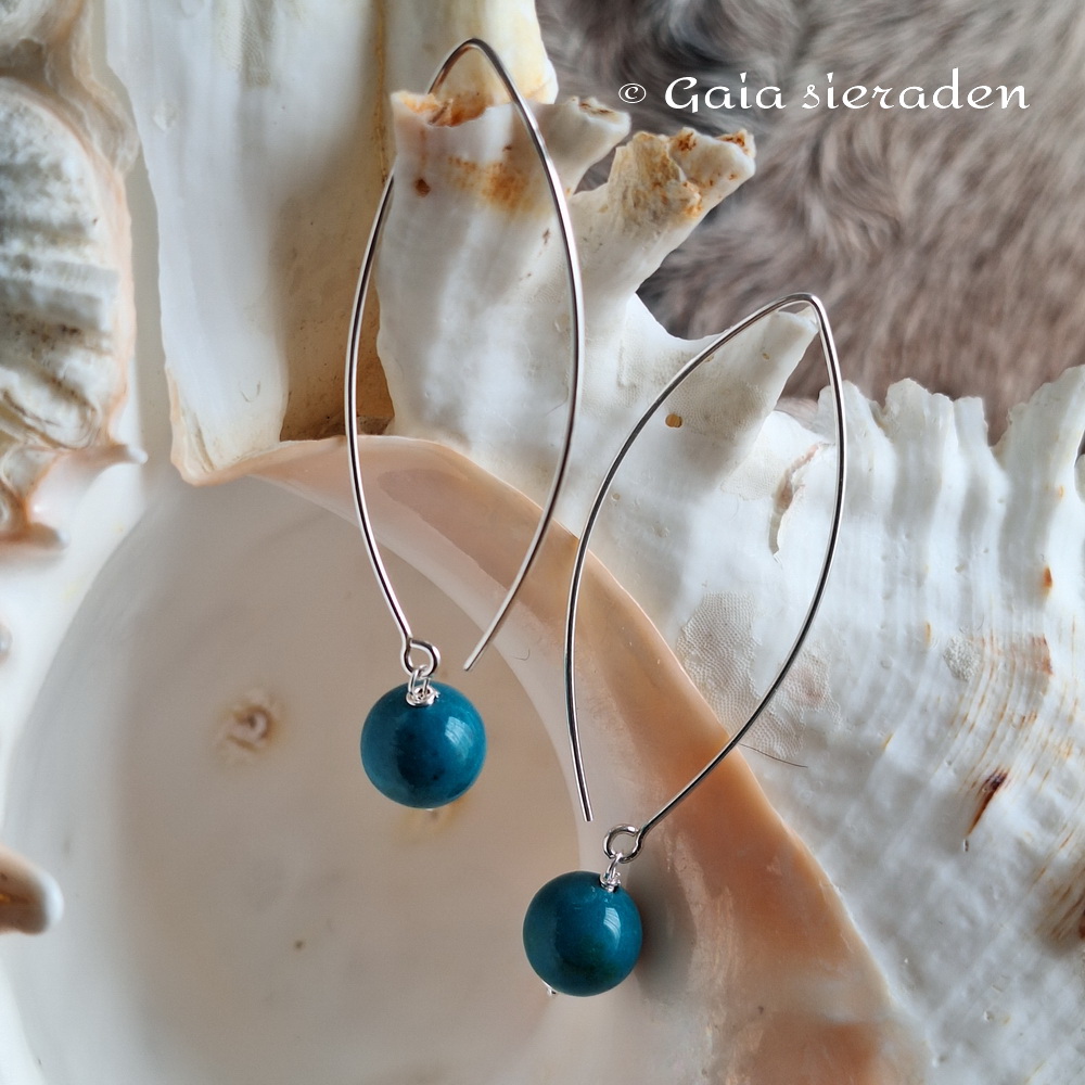 Chrysocolla oorhaak Bol