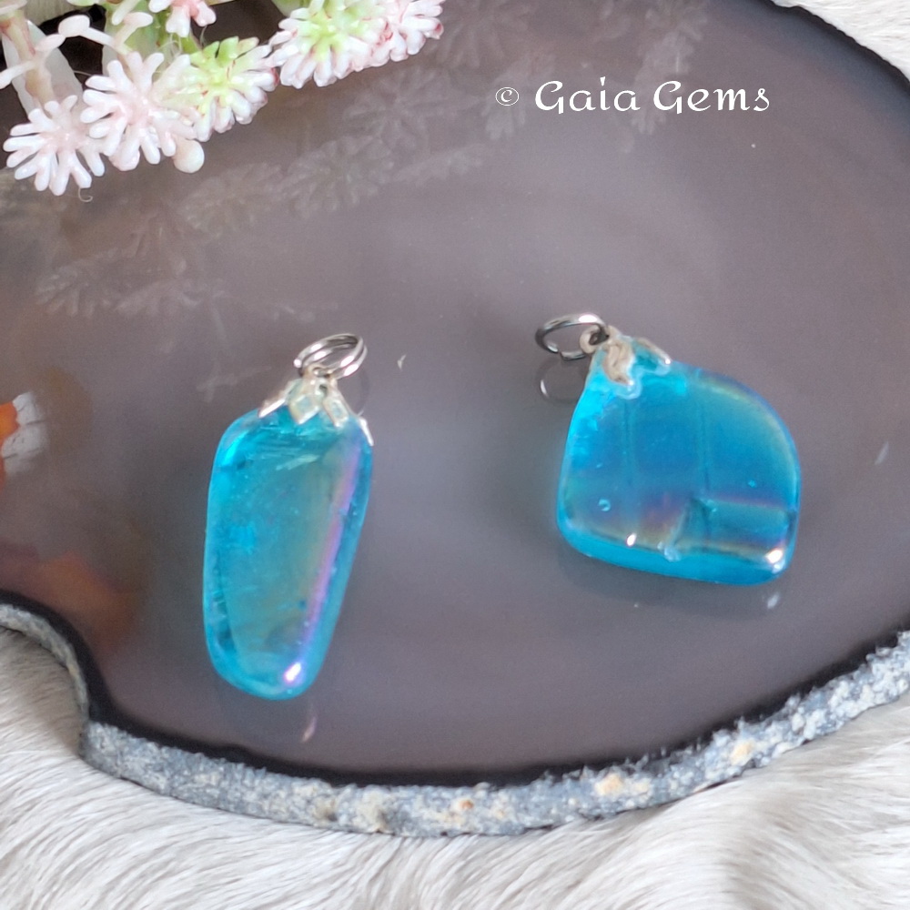 Aqua aura kwarts