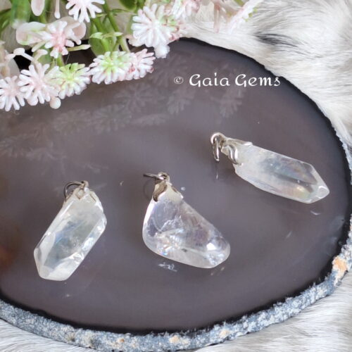 Angel Aura kwarts hangertje