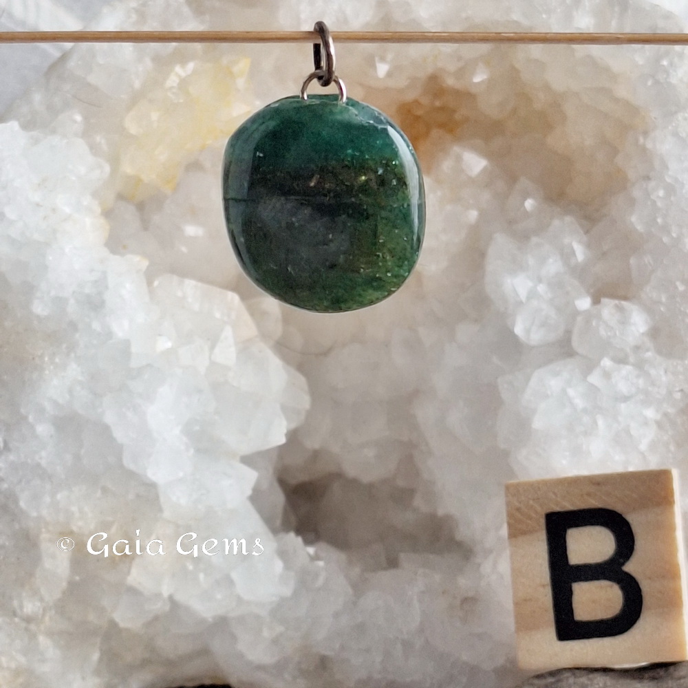 Aventurijn edelsteen hangertje
