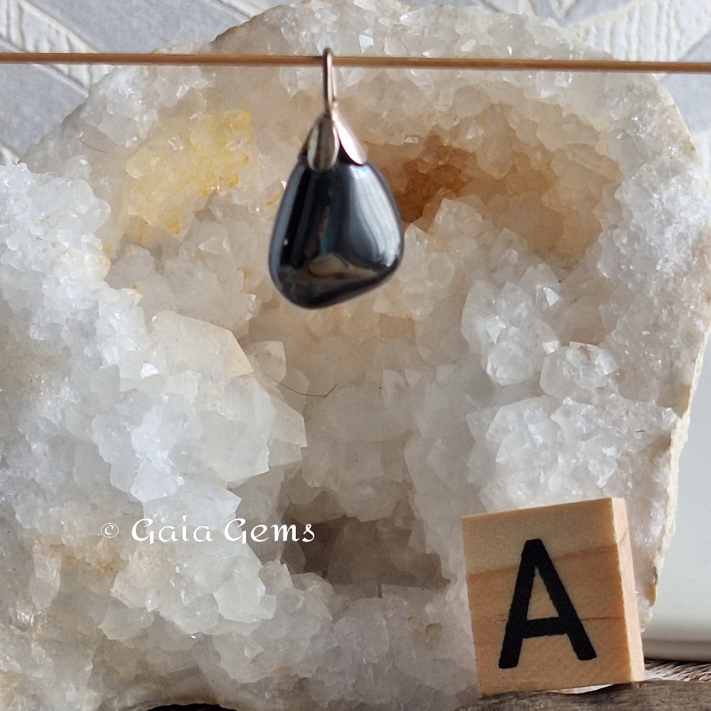 Hematiet edelsteen hangertje