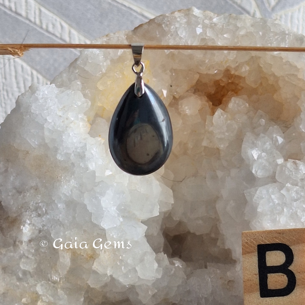 Hematiet edelsteen hangertje