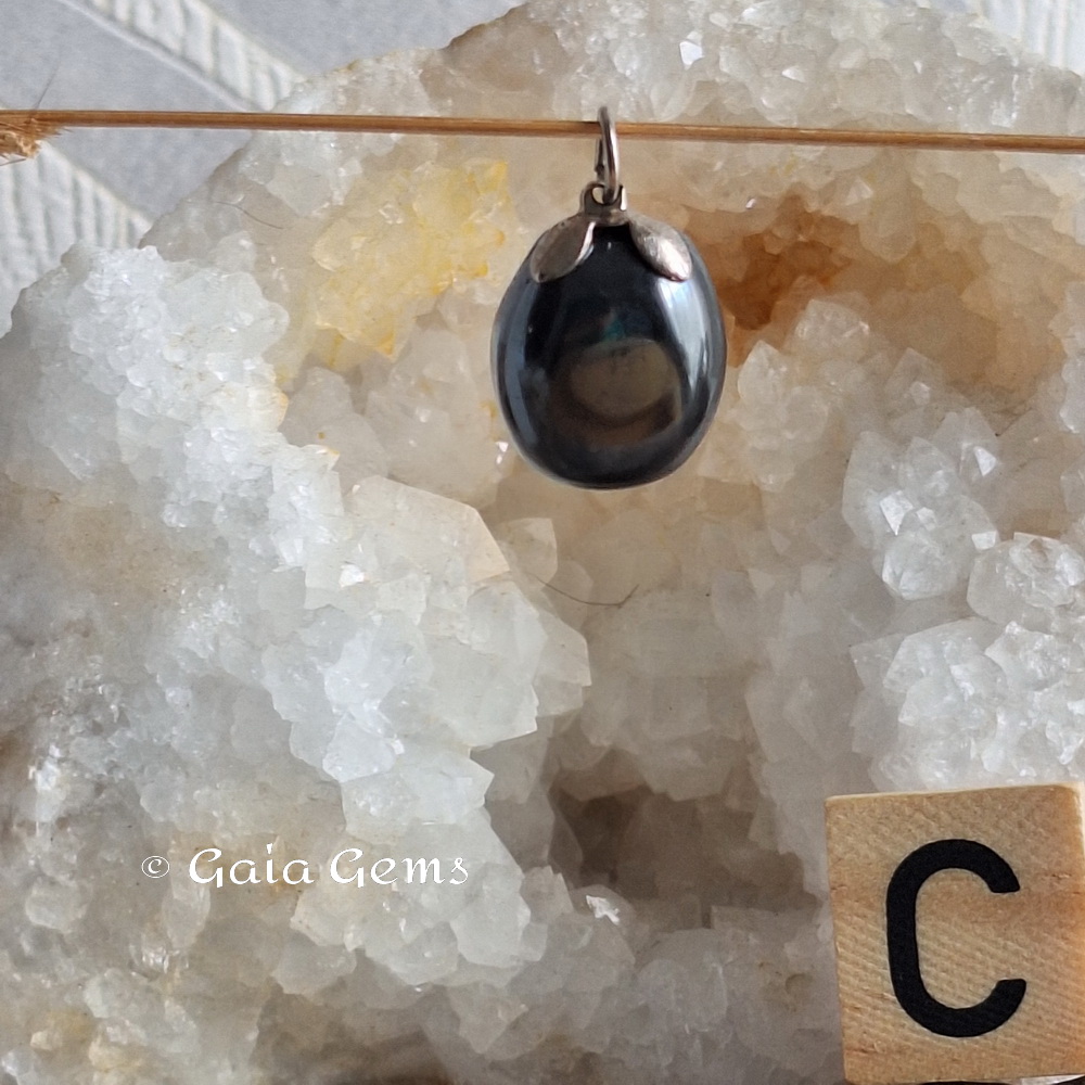Hematiet edelsteen hangertje