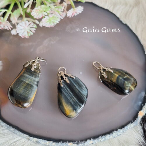 Valkenoog edelsteen hangertje